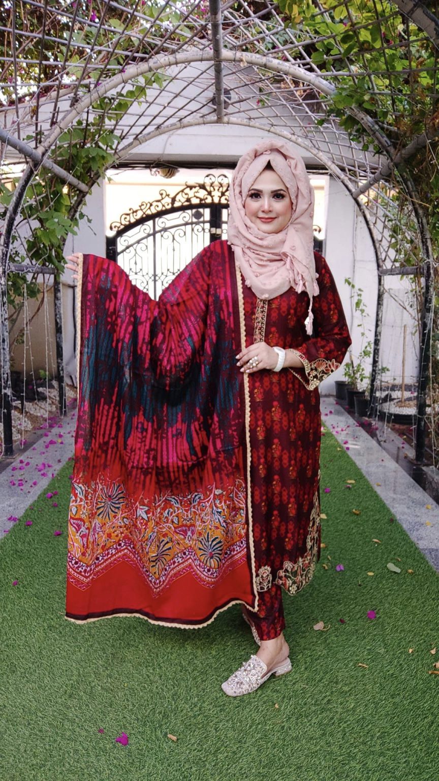 ( tx ) aghanoor sada-bahar ( deep maroon )