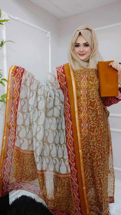 (fw)cotton cota khaddi (musterd)